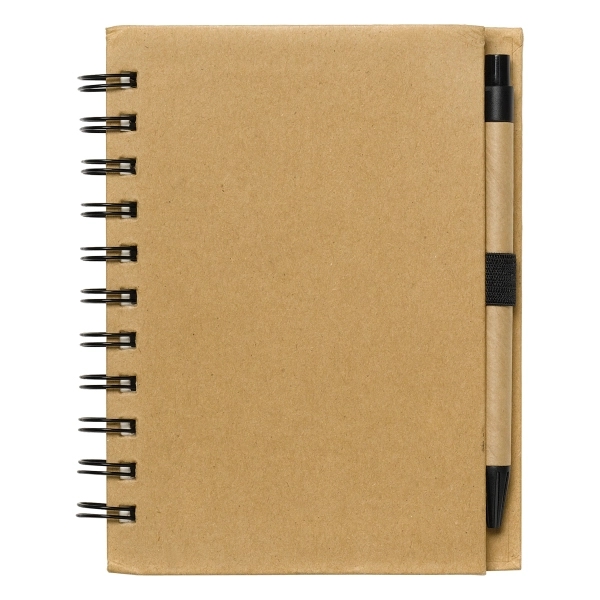 Larger Size Eco Inspired Jotter Notepad Notebook with Paper - Larger Size Eco Inspired Jotter Notepad Notebook with Paper - Image 1 of 4