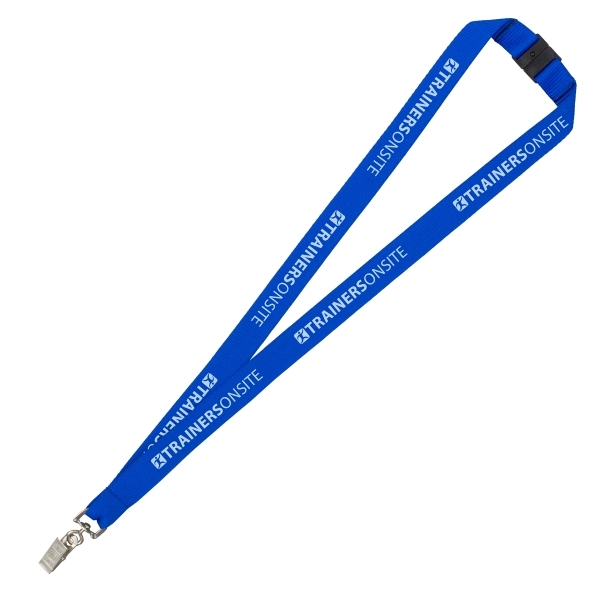 3/4" Silkscreen Lanyard with Breakaway Safety Release - 3/4" Silkscreen Lanyard with Breakaway Safety Release - Image 9 of 15