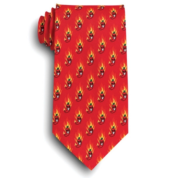 Flaming Chili Peppers Novelty Tie - Flaming Chili Peppers Novelty Tie - Image 0 of 0