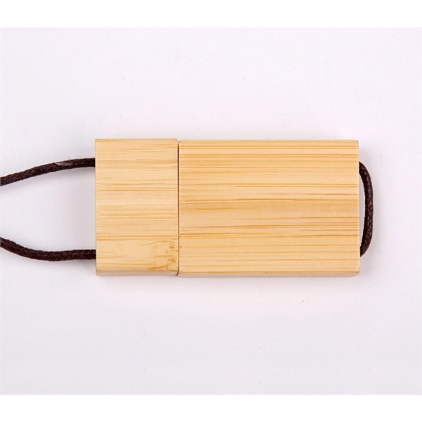 Wooden USB Flash Drive with Cord - Wooden USB Flash Drive with Cord - Image 3 of 6