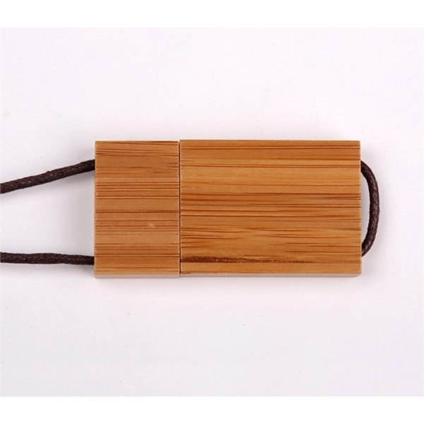 Wooden USB Flash Drive with Cord - Wooden USB Flash Drive with Cord - Image 5 of 6