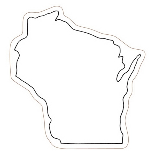 Wisconsin State Magnet - Wisconsin State Magnet - Image 1 of 1