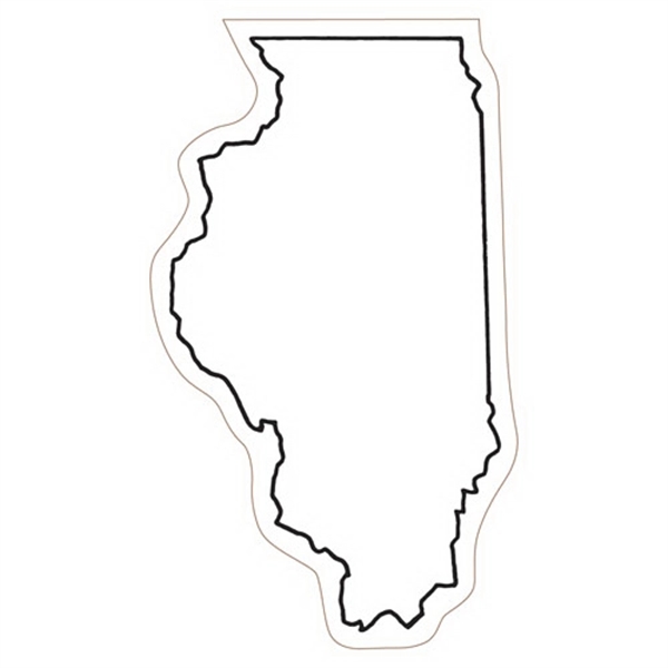 Custom Illinois State Magnet