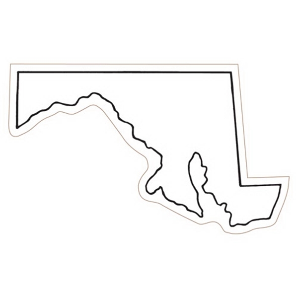 Custom Maryland State Magnet