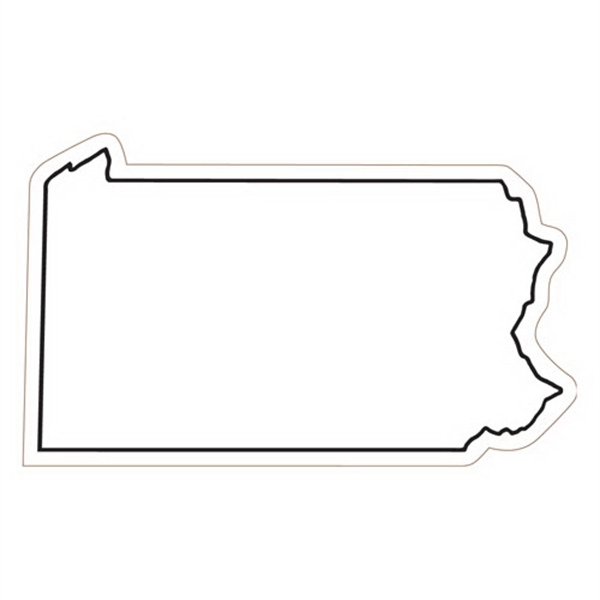 Custom Pennsylvania State Magnet