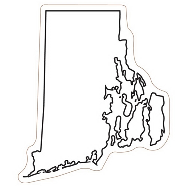 Custom Rhode Island State Magnet