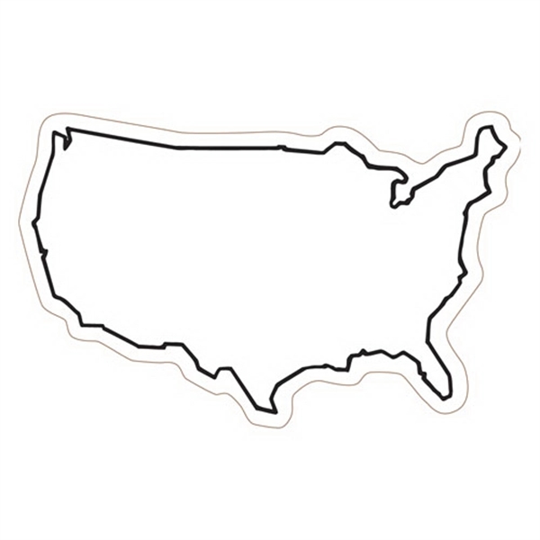 Custom USA Shape Magnet