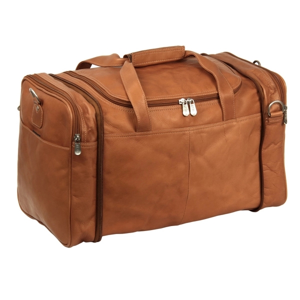 Genuine Leather Collapsable Duffel To Carry-All - Genuine Leather Collapsable Duffel To Carry-All - Image 0 of 2