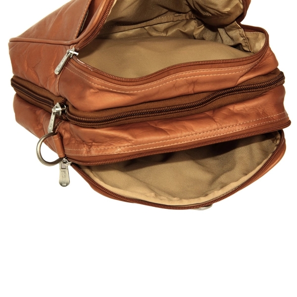 Genuine Leather Collapsable Duffel To Carry-All - Genuine Leather Collapsable Duffel To Carry-All - Image 2 of 2