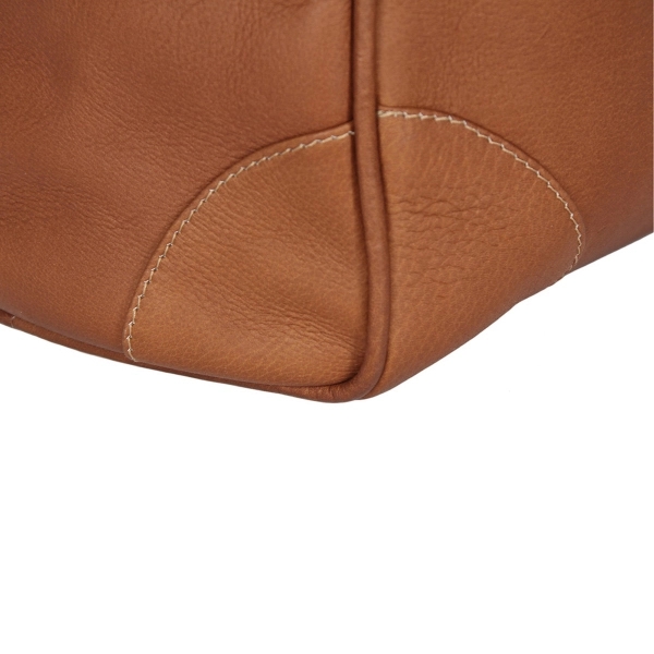 Genuine Leather Cross Body Traveler Tote - Genuine Leather Cross Body Traveler Tote - Image 3 of 4