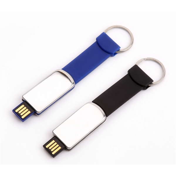 Keyring Strap with Retractable USB Flash Drive - Keyring Strap with Retractable USB Flash Drive - Image 0 of 3