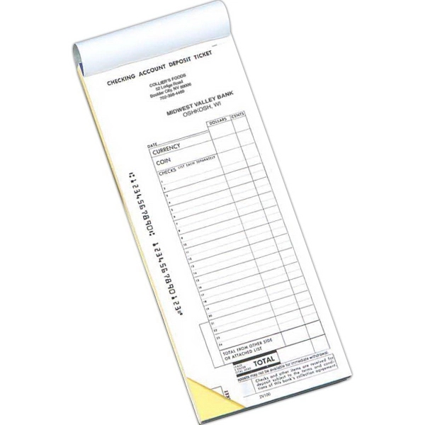 Vertical Deposit Slip - Vertical Deposit Slip - Image 0 of 0