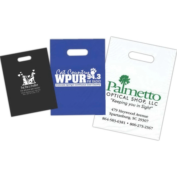 Die Cut Handle Plastic Bag - Die Cut Handle Plastic Bag - Image 0 of 0
