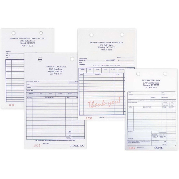 Sales Register Form - 5 3/8" x 8 1/2" - Sales Register Form - 5 3/8" x 8 1/2" - Image 0 of 0