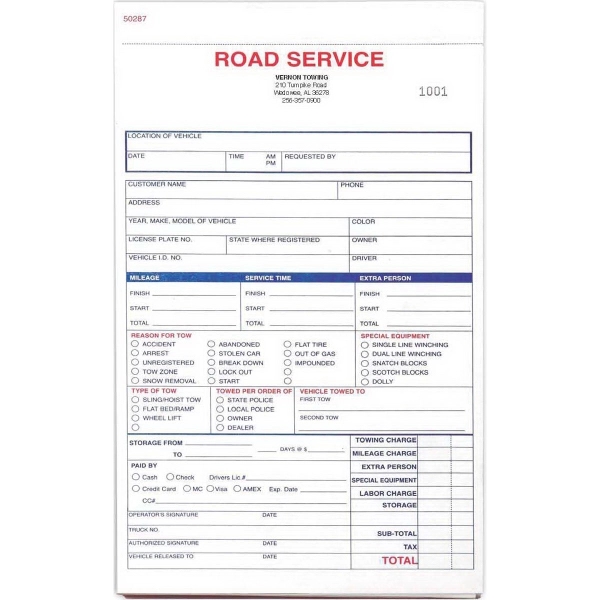 Road Service Book - 2 parts - Road Service Book - 2 parts - Image 0 of 0