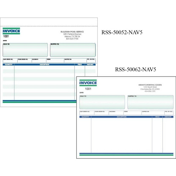 Ruled Invoice Form - 8 1/2" x 7" - Ruled Invoice Form - 8 1/2" x 7" - Image 0 of 0