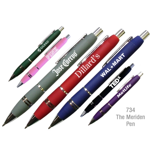 Popular & Stylish Meriden Matte Finished Ballpoint Pen - Popular & Stylish Meriden Matte Finished Ballpoint Pen - Image 0 of 7