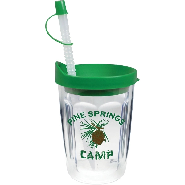 Thermal Double Wall Travel Tumbler w/ Lid & Straw - Thermal Double Wall Travel Tumbler w/ Lid & Straw - Image 9 of 28