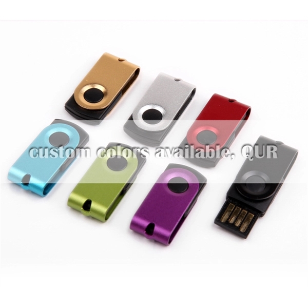 Ultra Mini Swivel USB Flash Drive - Ultra Mini Swivel USB Flash Drive - Image 1 of 6