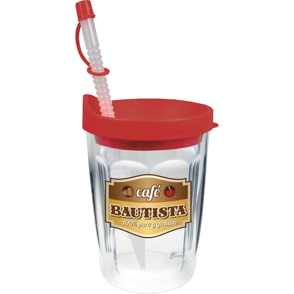 Thermal Double Wall Travel Tumbler w/ Lid & Straw - Decal - Thermal Double Wall Travel Tumbler w/ Lid & Straw - Decal - Image 0 of 10