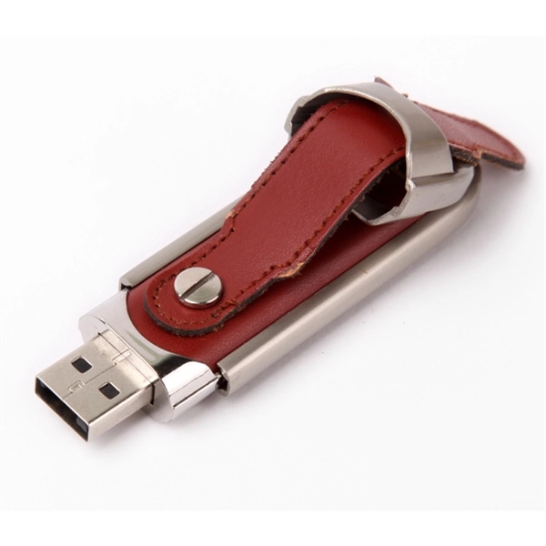 Rectangular Leather USB Flash Drive - Rectangular Leather USB Flash Drive - Image 0 of 5