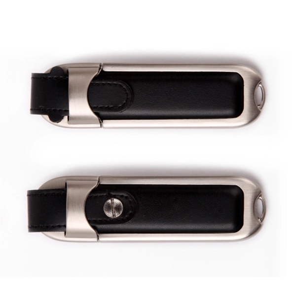 Rectangular Leather USB Flash Drive - Rectangular Leather USB Flash Drive - Image 2 of 5