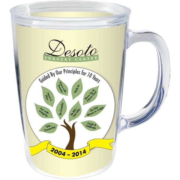 14 oz Thermal Double Wall Mug - White Printed Insert - 14 oz Thermal Double Wall Mug - White Printed Insert - Image 0 of 0