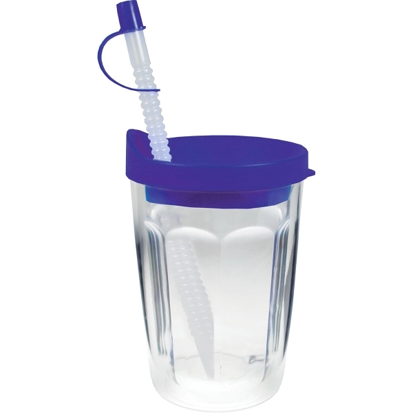 Thermal Double Wall Travel Tumbler w/ Lid & Straw - Decal - Thermal Double Wall Travel Tumbler w/ Lid & Straw - Decal - Image 2 of 10