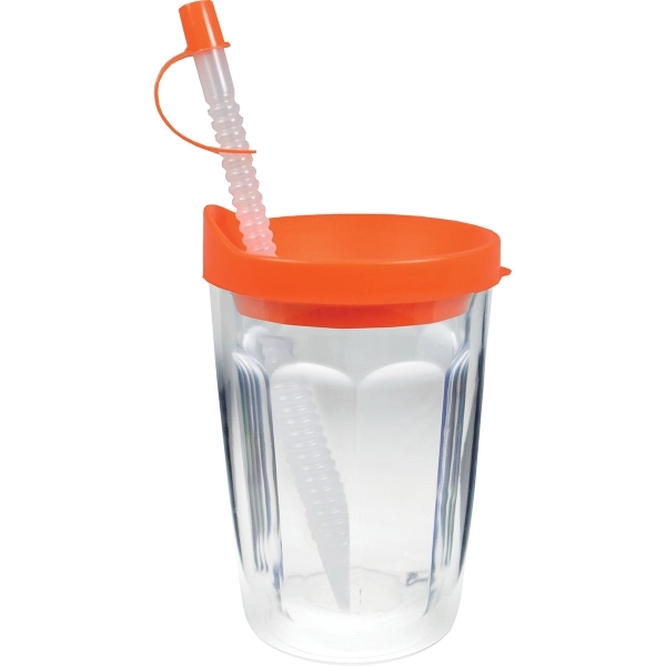 Thermal Double Wall Travel Tumbler w/ Lid & Straw - Decal - Thermal Double Wall Travel Tumbler w/ Lid & Straw - Decal - Image 4 of 10
