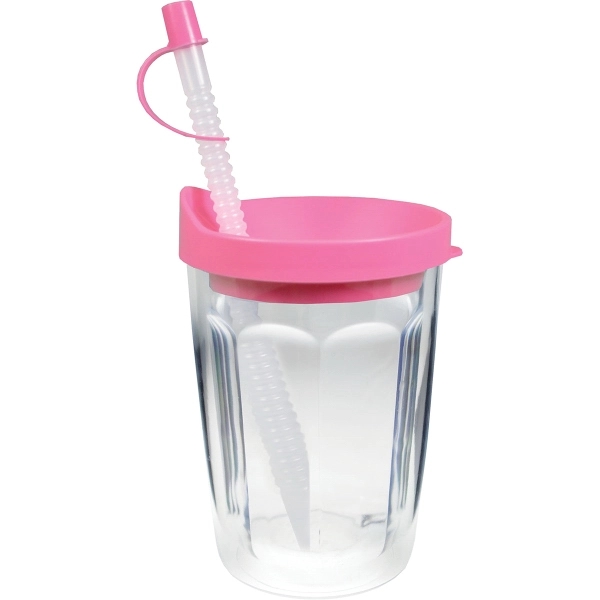 Thermal Double Wall Travel Tumbler w/ Lid & Straw - Decal - Thermal Double Wall Travel Tumbler w/ Lid & Straw - Decal - Image 5 of 10