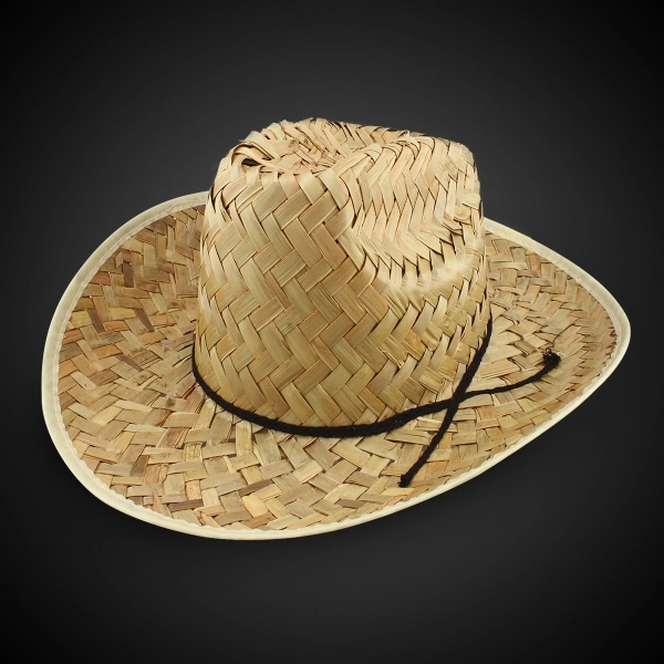 Western Cowboy Hat with Imprinted Band - Western Cowboy Hat with Imprinted Band - Image 4 of 4