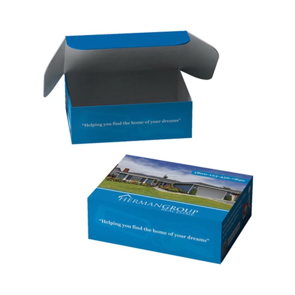 12.5" X 9" X 4"  E-Flute Tuck Box Double Side - 12.5" X 9" X 4"  E-Flute Tuck Box Double Side - Image 0 of 0