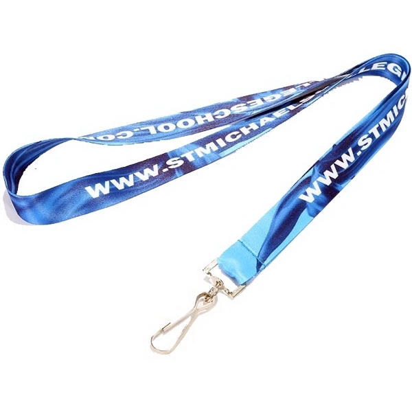 SUPER SAVER Full Color Dye-Submation Custom Printed Lanyard - SUPER SAVER Full Color Dye-Submation Custom Printed Lanyard - Image 2 of 2