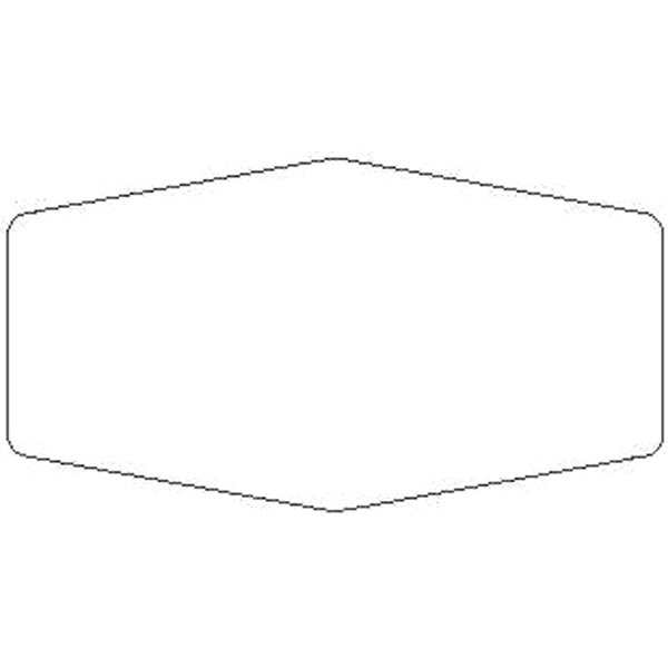 FasTurn® Special Shape Labels - Marquis - 1C - FasTurn® Special Shape Labels - Marquis - 1C - Image 1 of 1