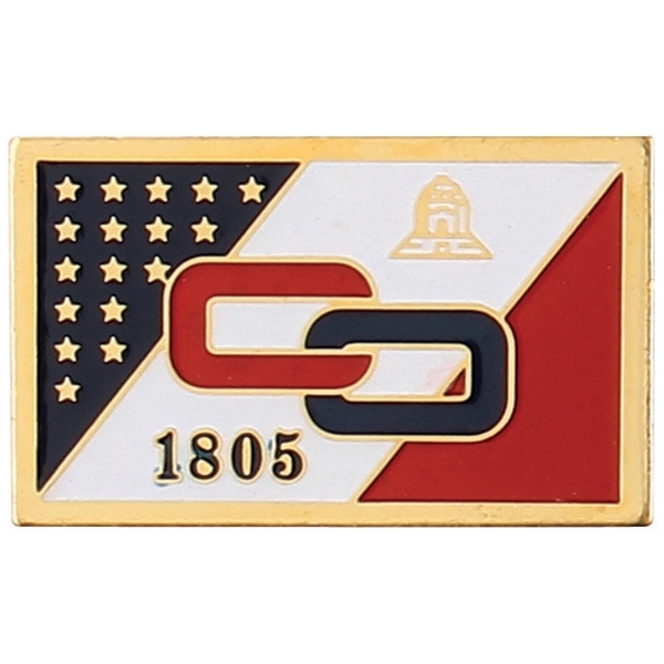 Etched Soft Enamel Lapel Pin - Etched Soft Enamel Lapel Pin - Image 7 of 7