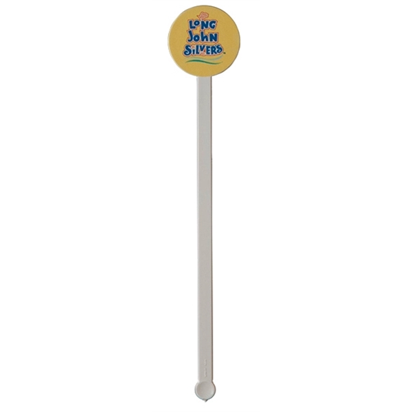 6" Round Plastic Drink Stirrer - Colored - 6" Round Plastic Drink Stirrer - Colored - Image 0 of 3