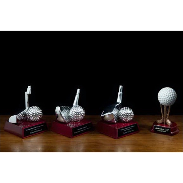 Golf Ball on Clubs Award - Golf Ball on Clubs Award - Image 0 of 0