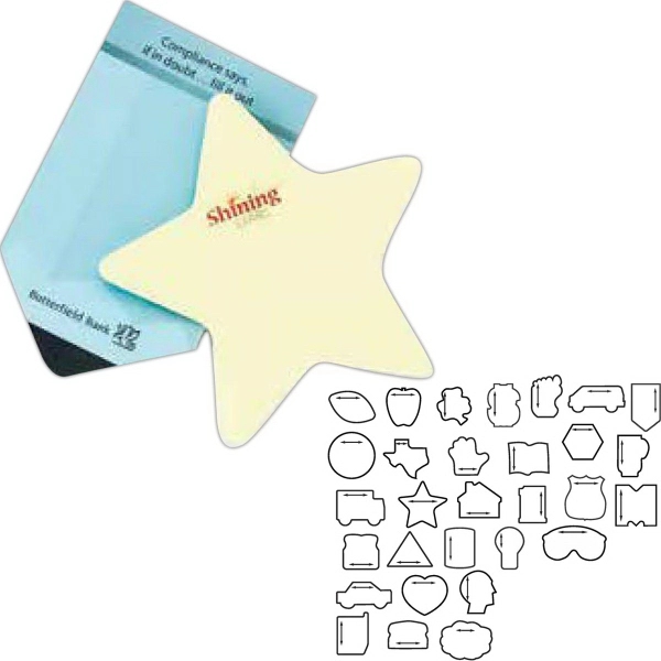 Medium Stock Die-Cut Notepads - Medium Stock Die-Cut Notepads - Image 1 of 1
