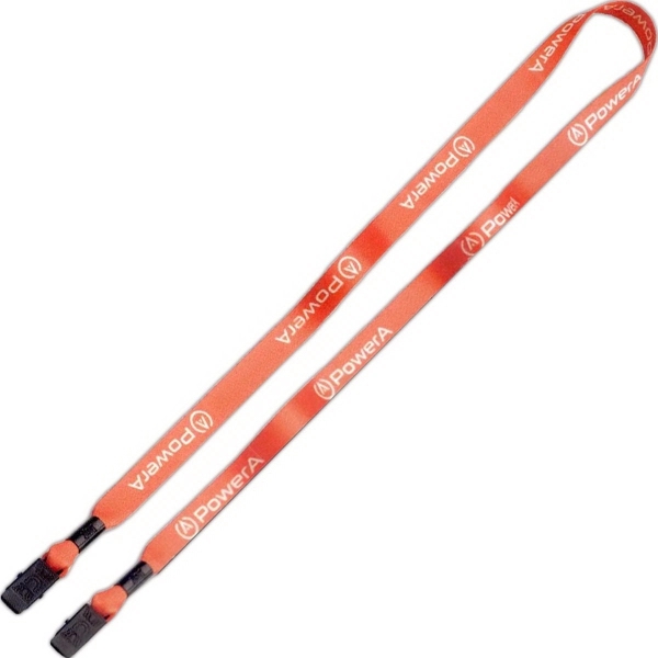 1/2" Dye-Sublimated Double Bulldog Clip Lanyard