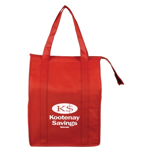 12" W x 16" H x 10" D Large Insulated Cooler Zipper Tote Bag - 12" W x 16" H x 10" D Large Insulated Cooler Zipper Tote Bag - Image 1 of 49