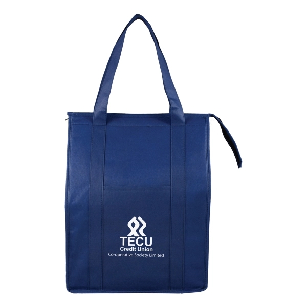 12" W x 16" H x 10" D Large Insulated Cooler Zipper Tote Bag - 12" W x 16" H x 10" D Large Insulated Cooler Zipper Tote Bag - Image 5 of 49