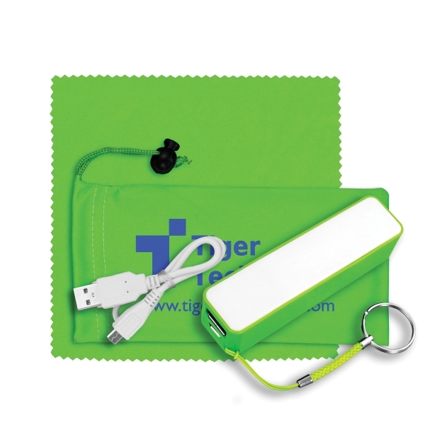 TechBank Mobile Power Bank Accessory Kit in Microfiber Pouch - TechBank Mobile Power Bank Accessory Kit in Microfiber Pouch - Image 7 of 8