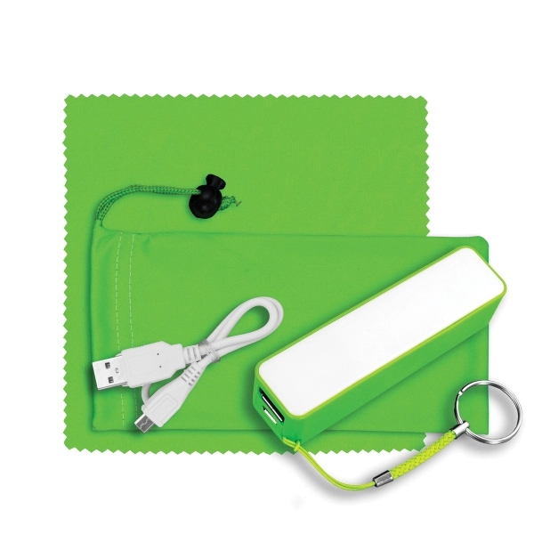 TechBank Mobile Power Bank Accessory Kit in Microfiber Pouch - TechBank Mobile Power Bank Accessory Kit in Microfiber Pouch - Image 8 of 8