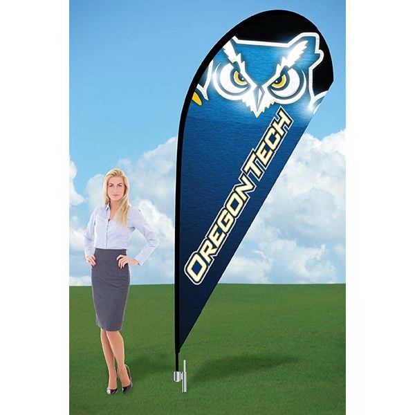 9ft Teardrop Flag with Ground Stake-single - 9ft Teardrop Flag with Ground Stake-single - Image 0 of 0