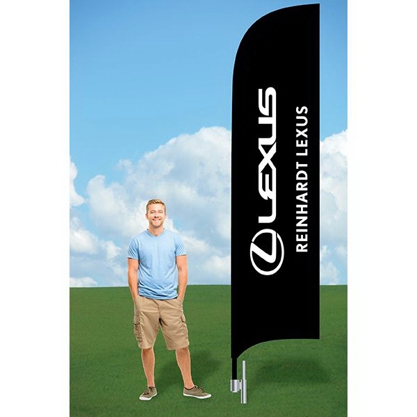 12ft Wind Flag with Ground Stake-single - 12ft Wind Flag with Ground Stake-single - Image 0 of 0