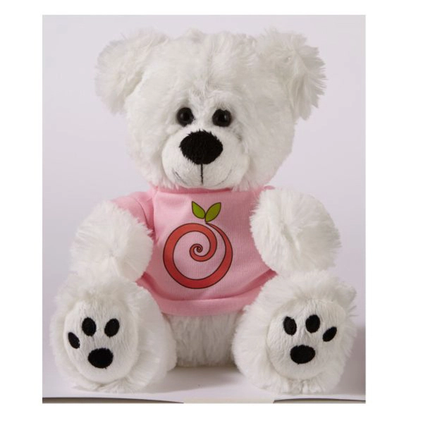 Plush Bear w/ Embroidered Paws and T-Shirt - Plush Bear w/ Embroidered Paws and T-Shirt - Image 2 of 2