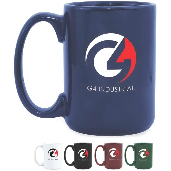 15 Oz. Glossy Mighty Coffee Mug - 15 Oz. Glossy Mighty Coffee Mug - Image 9 of 9