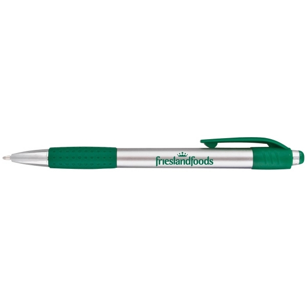 Silver Pen w/ Colored Gripper - Silver Pen w/ Colored Gripper - Image 4 of 7