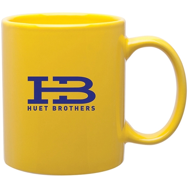11 oz C-Handle Ceramic Coffee Mug - 11 oz C-Handle Ceramic Coffee Mug - Image 4 of 9