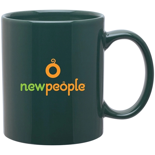 11 oz C-Handle Ceramic Coffee Mug - 11 oz C-Handle Ceramic Coffee Mug - Image 5 of 9
